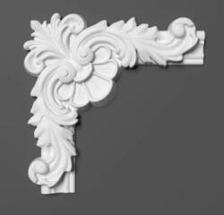 Manavi Chenar decorativ Manavi din poliuretan B19-3 - 26.8x26.8x3 cm (MVI-B19-3-26.8x26.8x3)