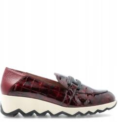 Wonders C-7612 bordó félcipő, csatos, Size 38, spanyol bőr (WONDERS C-7612 VINO)