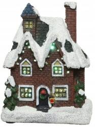 Kaemingk LED-es karácsonyi dekorációs figura, házikó, 12 cm (454/481401)