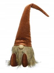 Kaemingk Karácsonyi manó figura dekoratív hosszú szakállal 5, 5 x 27 cm 1db (8720194556467)