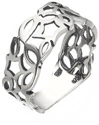 Ezüst Gyűrű Karikagyűrű méret 14 Ezüst 925 Áttört P331 (PB331)