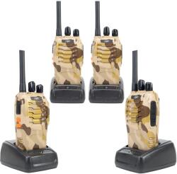PNI Pachet statii radio portabile PNI PMR R40 Camo 0.5W, 16 canale, ASQ, TOT, monitor, programabila, acumulatori Li-Ion 1200mAh, inc (PNI-R40C-4) Statii radio