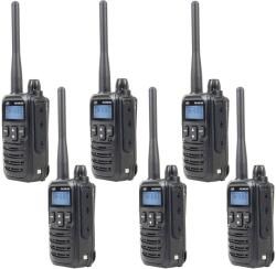 PNI Kit 6 statii radio portabile PNI DMR R45, digital si analogic, 446MHz, 16 canale digitale si 99 canale analogice, functie inregi (PNI-D45-6) Statii radio