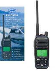 PNI Statie radio maritima portabila PNI DS890, 88 canale, 10 canale meteo, Squelch reglabil, Roger Beep, Dual Watch, Scan, Call, NRC (PNI-DS890) Statii radio