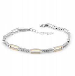  Ezüst Karkötő Arany És Cirkónia Kövekkel 1009