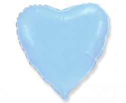 Flexmetal Balon din folie inimă satin - albastru 43 cm