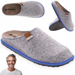 Inblu Férfi papucs, Size 44, filc, szürke, flip-flop, otthoni cipő (Inblu SI-23-018)