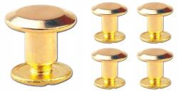 Kacperek Csavarozott szegecs Csavar 5mm Arany 5db (nity krawieckie skręcane)