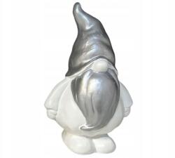 Direct home and garden Beton manó figura fehér-ezüst 18 cm Karácsonyi dekoráció