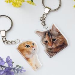 Art gift Комплект акрилни ключодържатели - Мяу моменти