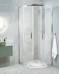 Maxishop Cabina de dus JUKATAN 80 x 80 x 185 cm Argintiu (567525)