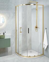 Maxishop Cabina de dus JUKATAN 80 x 80 x 185 cm Auriu (567621)