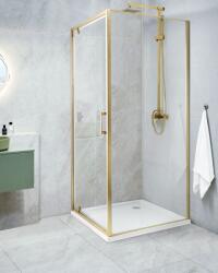 Maxishop Cabina de dus DARLI 70 x 70 x 185 cm Auriu (568246)