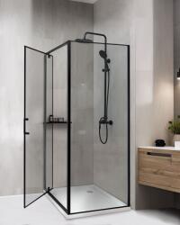 Maxishop Cabina de dus DARLI 70 x 70 x 185 cm Negru (568189)
