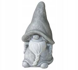 Direct home and garden Beton manó figura szakállal szürke 14 cm Karácsonyi dekoráció