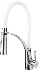 Evotools Baterie Bucatarie Pipa Flexibila Si Suport Fixare Alba (680344)