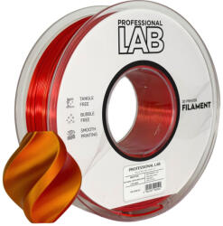 Compatibil Silk PLA Dual Color roșu auriu | Smart Print (#b7121d, #efbf04)