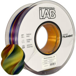 Compatibil Silk PLA Tri Color Apus de Soare Orizont | Smart Print (#bf2f48, #d2ad4a, #8fa7fd)