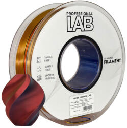 Compatibil Silk PLA Tri Color roșu galben albastru | Smart Print (#b7121d, #fce115, #1351ae)