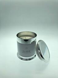 Maxxo Luxus természetes illatú gyertya Maxxo Elisir Silver citrusfélék, virágok akár 40 órán át (Elisir)