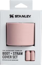 STANLEY Set de accesorii de protecție din silicon pentru pahare termice Quencher, 0, 59 - 0, 89 l, pink dust (10-12478-065)