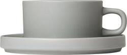 blomus Ceașcă Pilar 170 ml mirage grey cu suport 2 buc (63912)