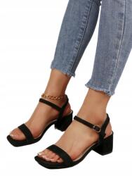 Shein Fekete Szőr Casual Hétközi Szandál 39__39 (56568296)