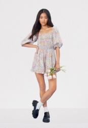 Missguided Színes Virágos Overál, Size 38, poliészter (588311)