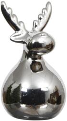 Kaemingk Karácsonyi porcelán figura, szarvas, glamour stílusú, 12, 3 cm, 1 db (8720725331891)