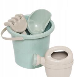 Doloni Eco homokozó szett: vödör, locsolókanna, gereblye, lapát (013555/01eco)