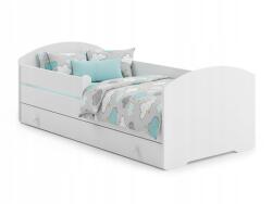 Kobi Gyerekágy 160x80 egyszemélyes, korláttal és matraccal Luk (K11O18B2I9_M)