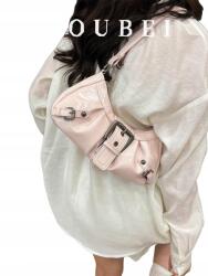 Shein Shien Kézitáska Rózsaszín Lakkozott Kicsi Válltáska