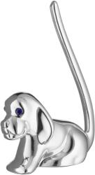 100 Villa Italia Kutya figura/Ékszertartó állvány 9 cm Silber (ZH675)