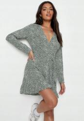 Missguided Kétszínű Ruha, mintás, Size 36, poliészter (270314)