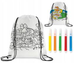 midocean Színezőzsák Filctoll Mazaki Gyerekeknek Kastély Gyereknap (MO9887-06)