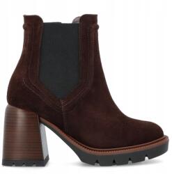 TYMOTEO Platformos bőr bakancs Tymoteo G1047 Csokoládé 36 (TYMOTEO G1047 G 145)