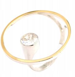 Ezüst Gyűrű Arany És Cirkóniákkal 1030.50 21-es méret (1030.50)