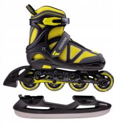 Cool Slide Jégkorcsolya Coolslide Buttersi 2 In 1 Yb 92800438987 39-42 Fekete/Sárga (21060)