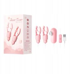 Night Fantasy Vibrációs Szex Csat Mellbimbó Bilincs Szívó Funkcióval Usb-ről Működtethető