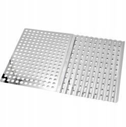 BBQ % Acél grillezőlap 46x30 cm /bbq (DS95669)