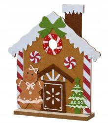 Kaemingk Mézeskalács házikó karácsonyi figura 33, 5 x 30 x 6 cm 1db (KAE881736/ALL)