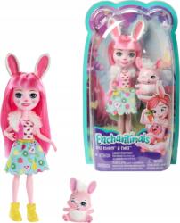 Enchantimals Bree Bunny Játékbaba Mese Nyuszi Állat Csavar Figura (FXM73)