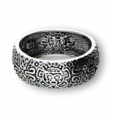 AB-Ag Ezüst Gyűrű Azték naptár karikagyűrű Ezüst 925 méret 16