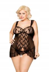 SoftLine Bianca Plus Size fekete 2XL (Soft Line 1818)
