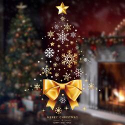 Karácsonyi Matricák Ablak Üveg Díszek Karácsonyfa Karácsony (SE-NAK9)
