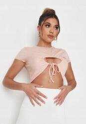 Missguided Lazacszínű Csíkos Top (42) (351764)