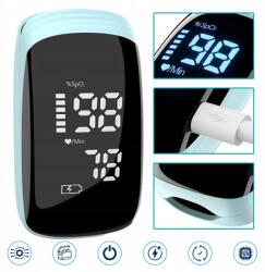 Bedee Ujjpulzoximéter Automatikus bekapcsolás Kizárólag C típus Hordozható (Monitor pracy serca)