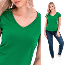 Edoti Női póló, nyomat nélkül, 100% pamut, Size S, zöld (SLR002)