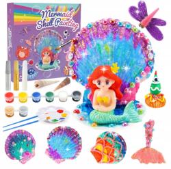 Sellő művészeti kagylófestő készlet gyerekeknek Diy
