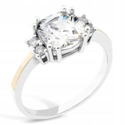  Ezüst Gyűrű Arany És Cirkóniákkal 839 15-ös méret (839)